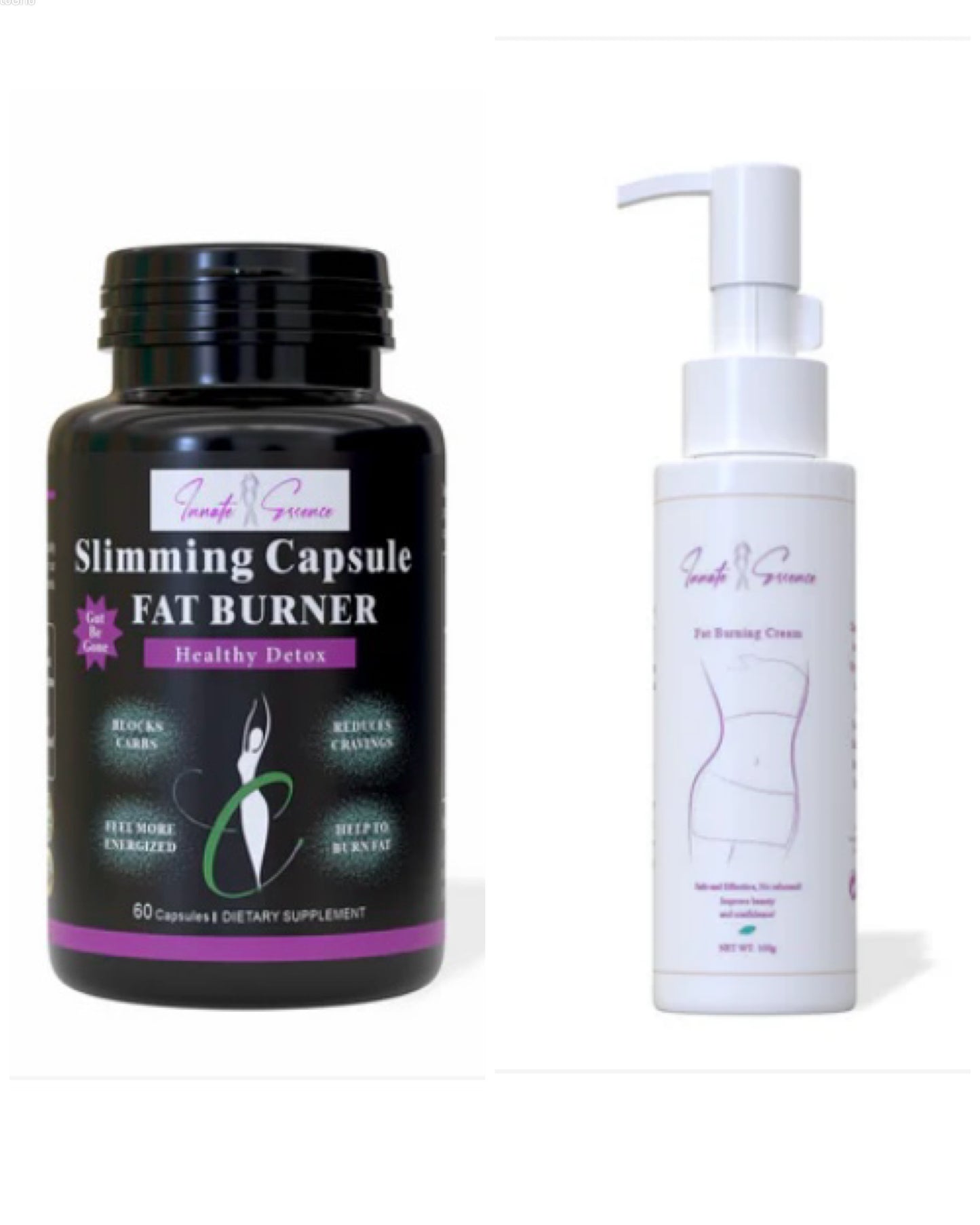 Buy one get one free stomach slimming cream and detox capsules